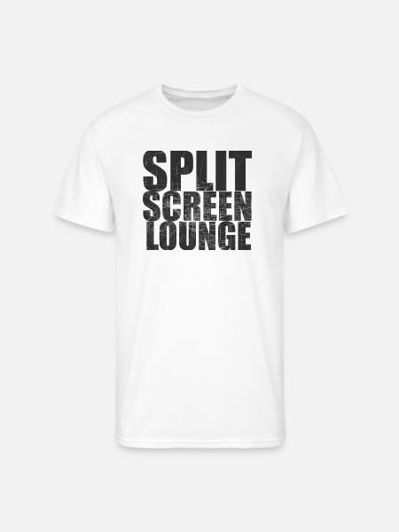 SPLIT SCREEN MAP - Men's 50/50 T-Shirt - white