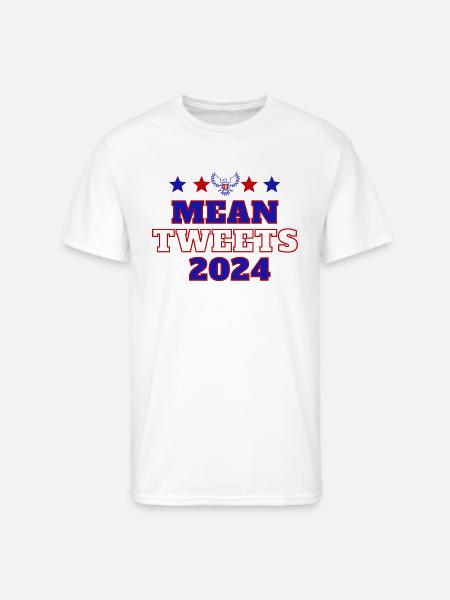 Mean Tweets 2024 10 - Men's 50/50 T-Shirt - white
