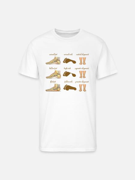 Normal foot Sticker - Men's 50/50 T-Shirt - white