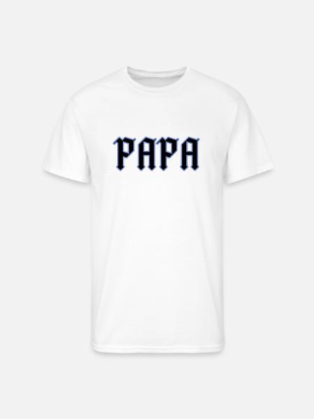 PAPA - Men's 50/50 T-Shirt - white