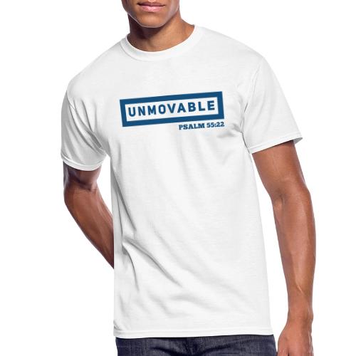 Unmovable: Psalm 55:22 - Men's 50/50 T-Shirt