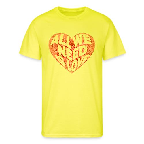All We Need is Love in Heart - Men's 50/50 T-Shirt