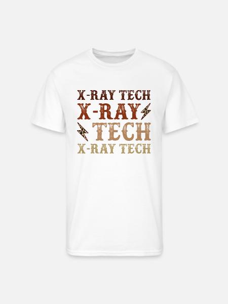X ray Tech - Men's 50/50 T-Shirt - white