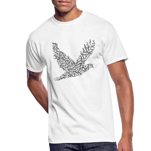 DOVE Peace in FLIGHT - Men's 50/50 T-Shirt