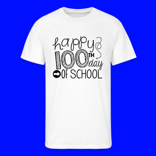 Happy 100th Day of School Arrows Teacher T-shirt - Men's 50/50 T-Shirt