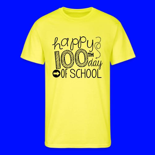 Happy 100th Day of School Arrows Teacher T-shirt - Men's 50/50 T-Shirt