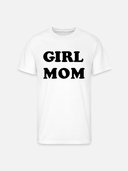 Girl Mom 1 1 - Men's 50/50 T-Shirt - white