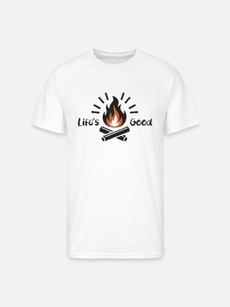 Life's Good - Men's 50/50 T-Shirt - white
