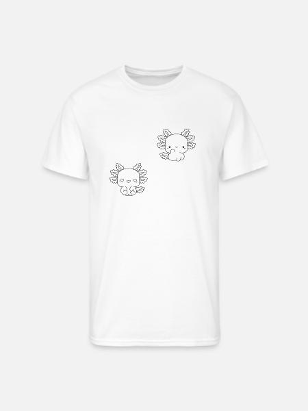 salamander - Men's 50/50 T-Shirt - white