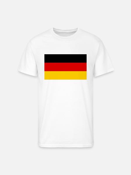 flag germany - Men's 50/50 T-Shirt - white