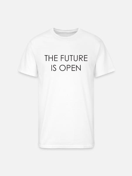 The Future Is Open - Men's 50/50 T-Shirt - white