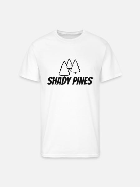 Shady Pines - Men's 50/50 T-Shirt - white