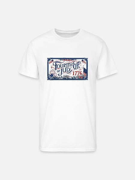 fourth of july - Men's 50/50 T-Shirt - white