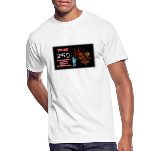 1776 - 2026 - 250 Years USA | Fireworks - Men's 50/50 T-Shirt