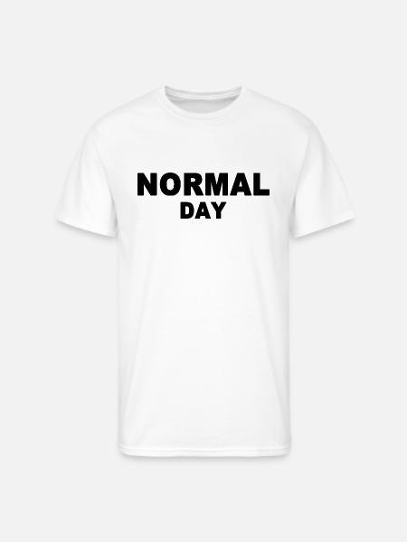 normal day - Men's 50/50 T-Shirt - white