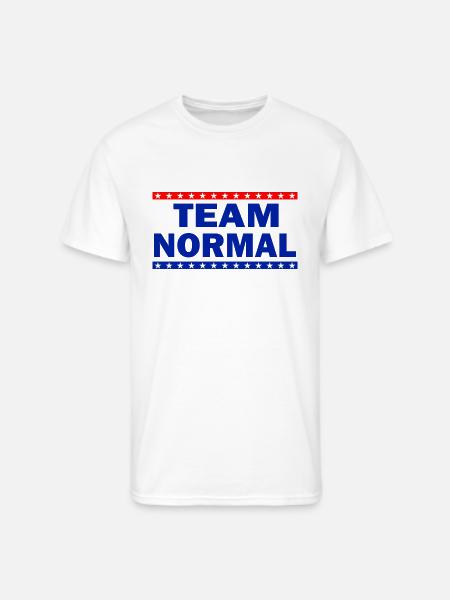 Team Normal - Men's 50/50 T-Shirt - white