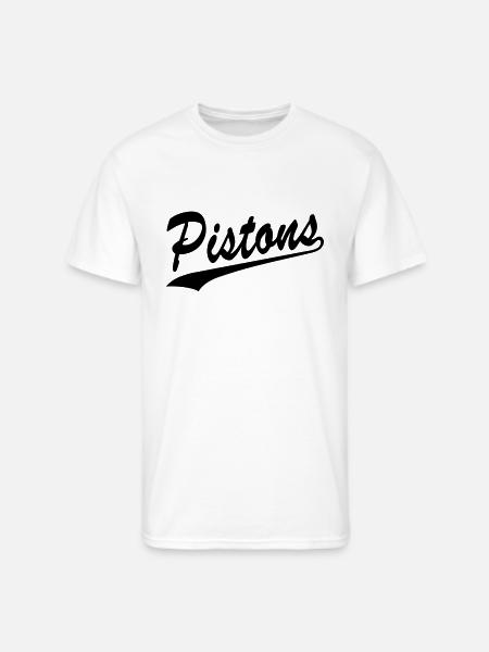 Pistons - Men's 50/50 T-Shirt - white