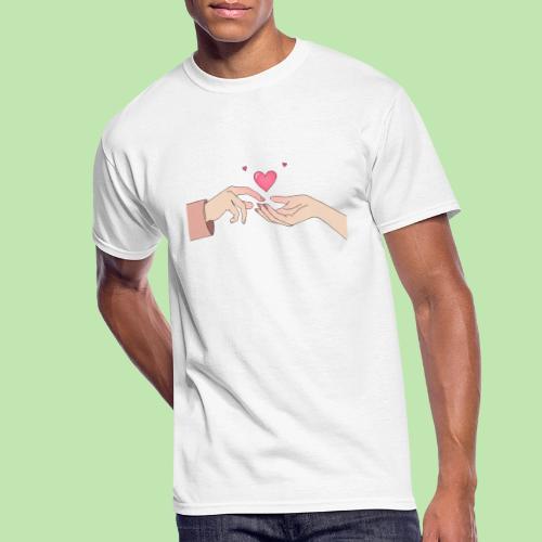 Valentine’s Touch - Men's 50/50 T-Shirt