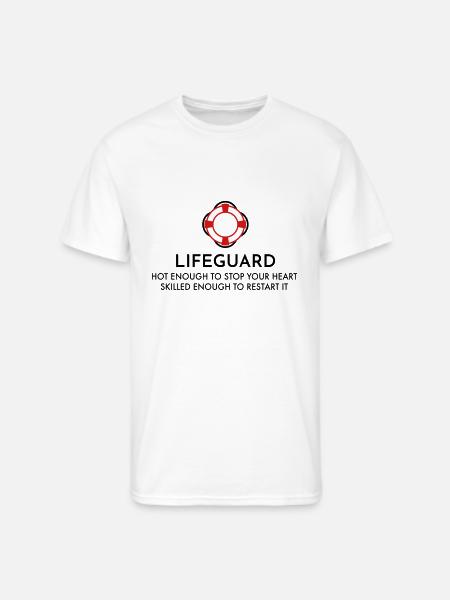 lifeguard - Men's 50/50 T-Shirt - white