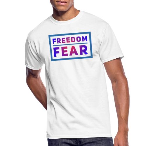 Choose freedom over fear - Men's 50/50 T-Shirt