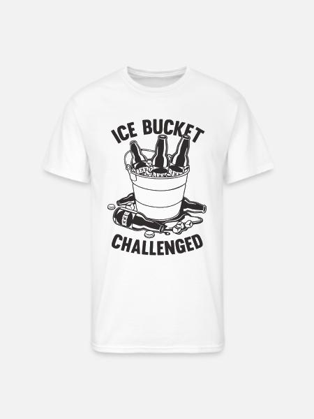 Ice Bucket Challenged - Men's 50/50 T-Shirt - white