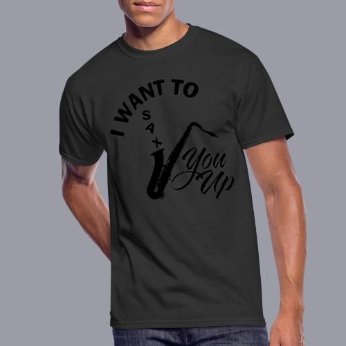 I WANT TO SAX YOU UP - Men's 50/50 T-Shirt