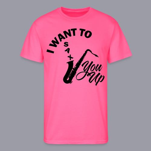 I WANT TO SAX YOU UP - Men's 50/50 T-Shirt