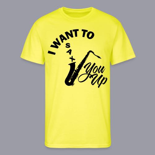 I WANT TO SAX YOU UP - Men's 50/50 T-Shirt