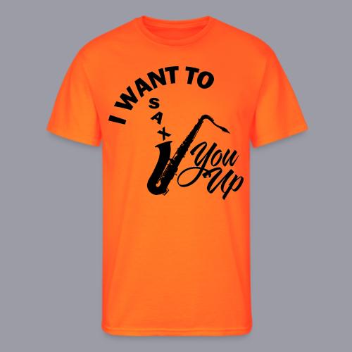 I WANT TO SAX YOU UP - Men's 50/50 T-Shirt