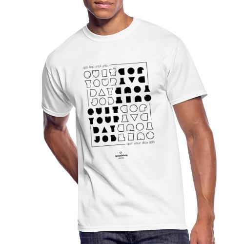 Quit upside black - Men's 50/50 T-Shirt