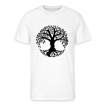 Tree - Men's 50/50 T-Shirt - white - Front - Jackson (183cm)
