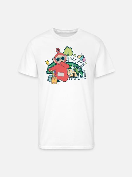 Teletubbies Fun In The Sun With Po - Men's 50/50 T-Shirt - white