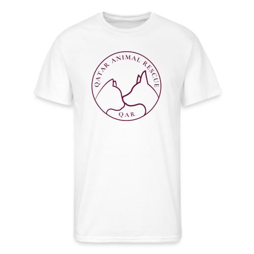 Merch with Maroon Logo - Men's 50/50 T-Shirt