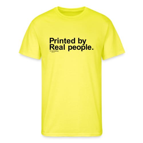 Printed in black - Men's 50/50 T-Shirt