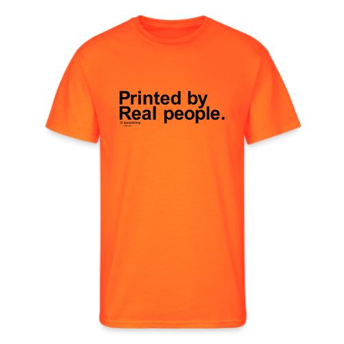 Printed in black - Men's 50/50 T-Shirt