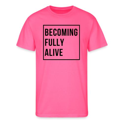 Becoming Fully Alive (in Black) - Men's 50/50 T-Shirt