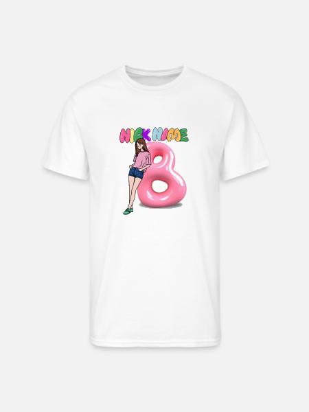 Nick Name B - Men's 50/50 T-Shirt - white