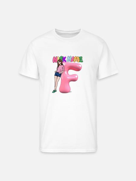 Nick Name F - Men's 50/50 T-Shirt - white