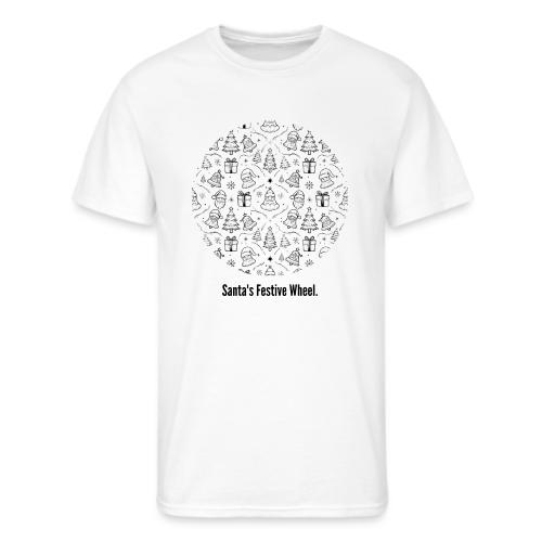 Santa's Festive Wheel T-Shirt - Men's 50/50 T-Shirt