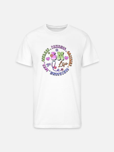 Emergency Nurse circle - Men's 50/50 T-Shirt - white