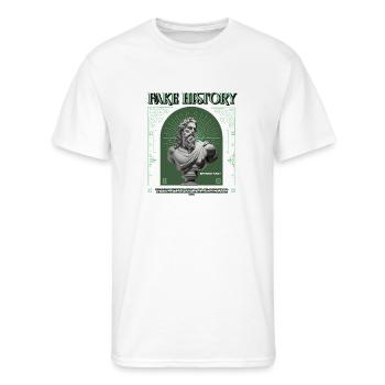 Fake History - Written By The Winners - Men's 50/50 T-Shirt - white - Front - Jackson (183cm)