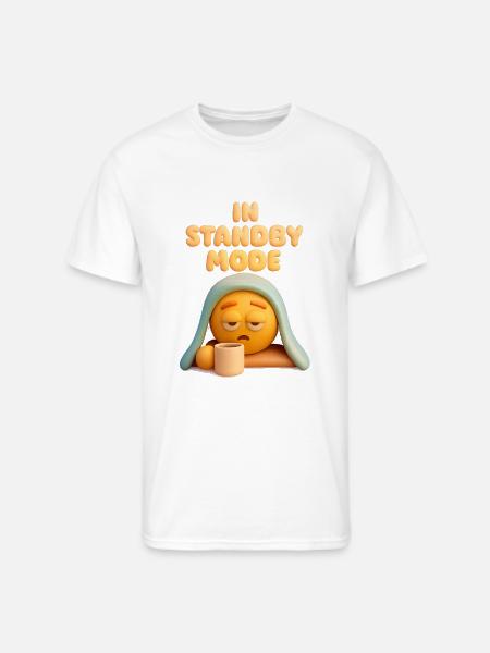 Standby Mode Sleepy face - Men's 50/50 T-Shirt - white