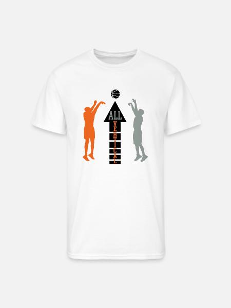 ALL VERTICAL - Men's 50/50 T-Shirt - white