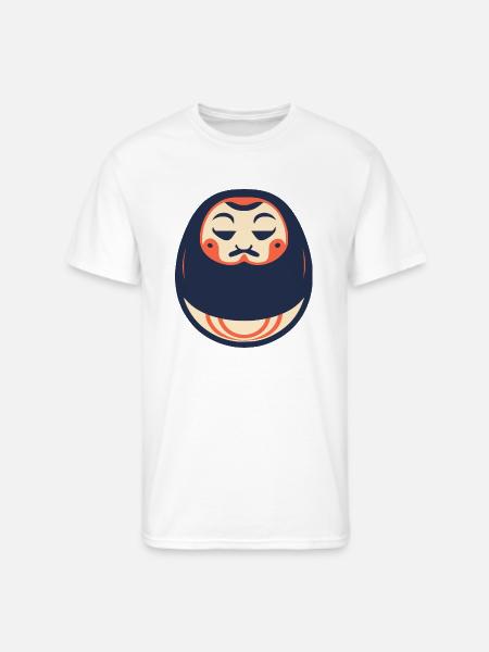 Daruma Doll - Men's 50/50 T-Shirt - white