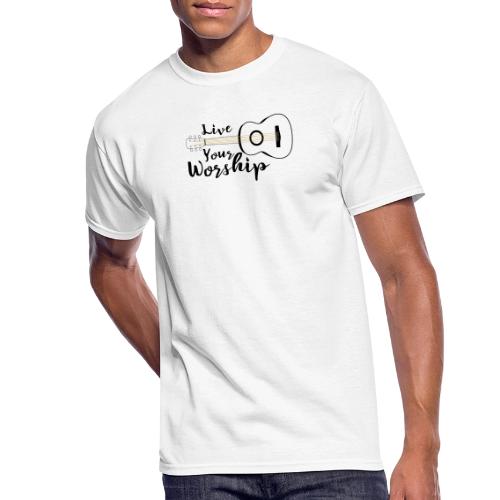 Live Your Worship - Men's 50/50 T-Shirt