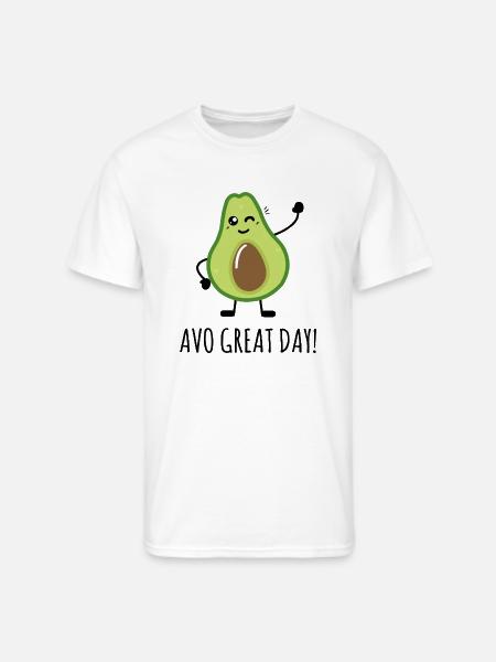 Avo Great Day - Men's 50/50 T-Shirt - white