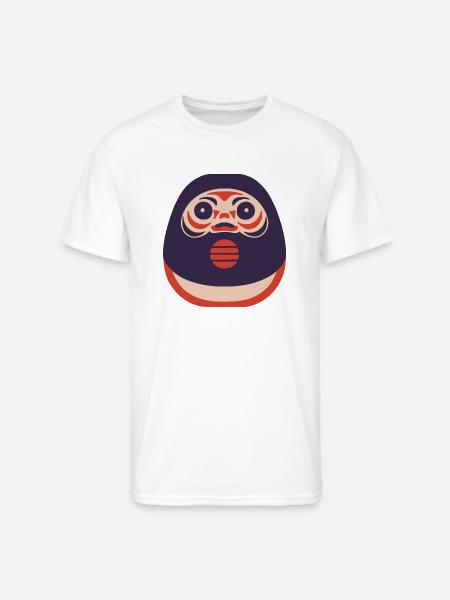 Daruma Doll - Men's 50/50 T-Shirt - white