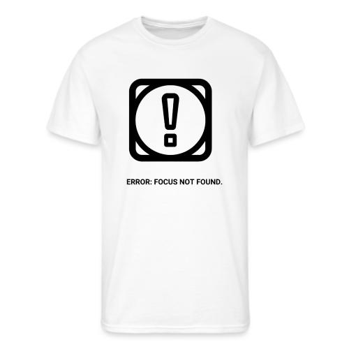 ERROR: FOCUS NOT FOUND T-Shirt | Funny Remote Work - Men's 50/50 T-Shirt