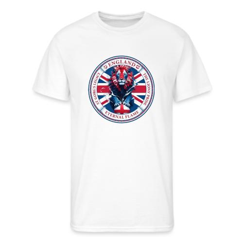 England Lion Emblem T Shirt, Flag Pride Gift - Men's 50/50 T-Shirt