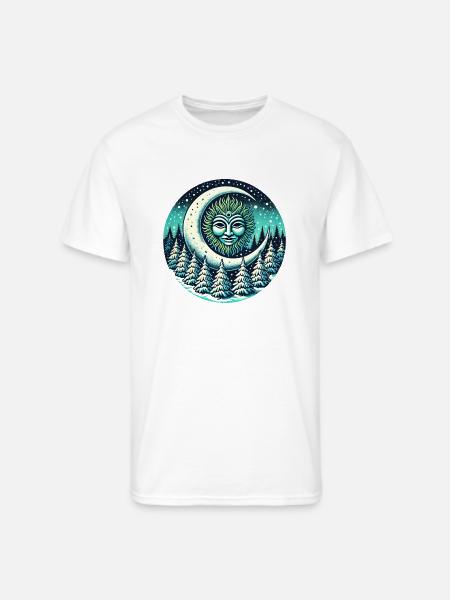 Winter Greenman - Men's 50/50 T-Shirt - white